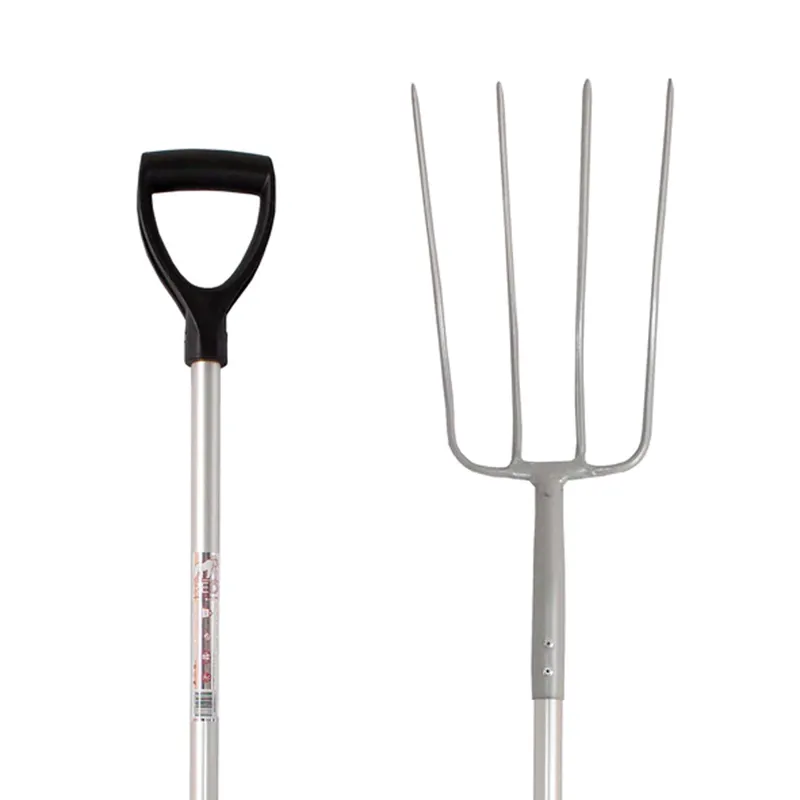 Red Gorilla Pro Fork with D Handle - Silver